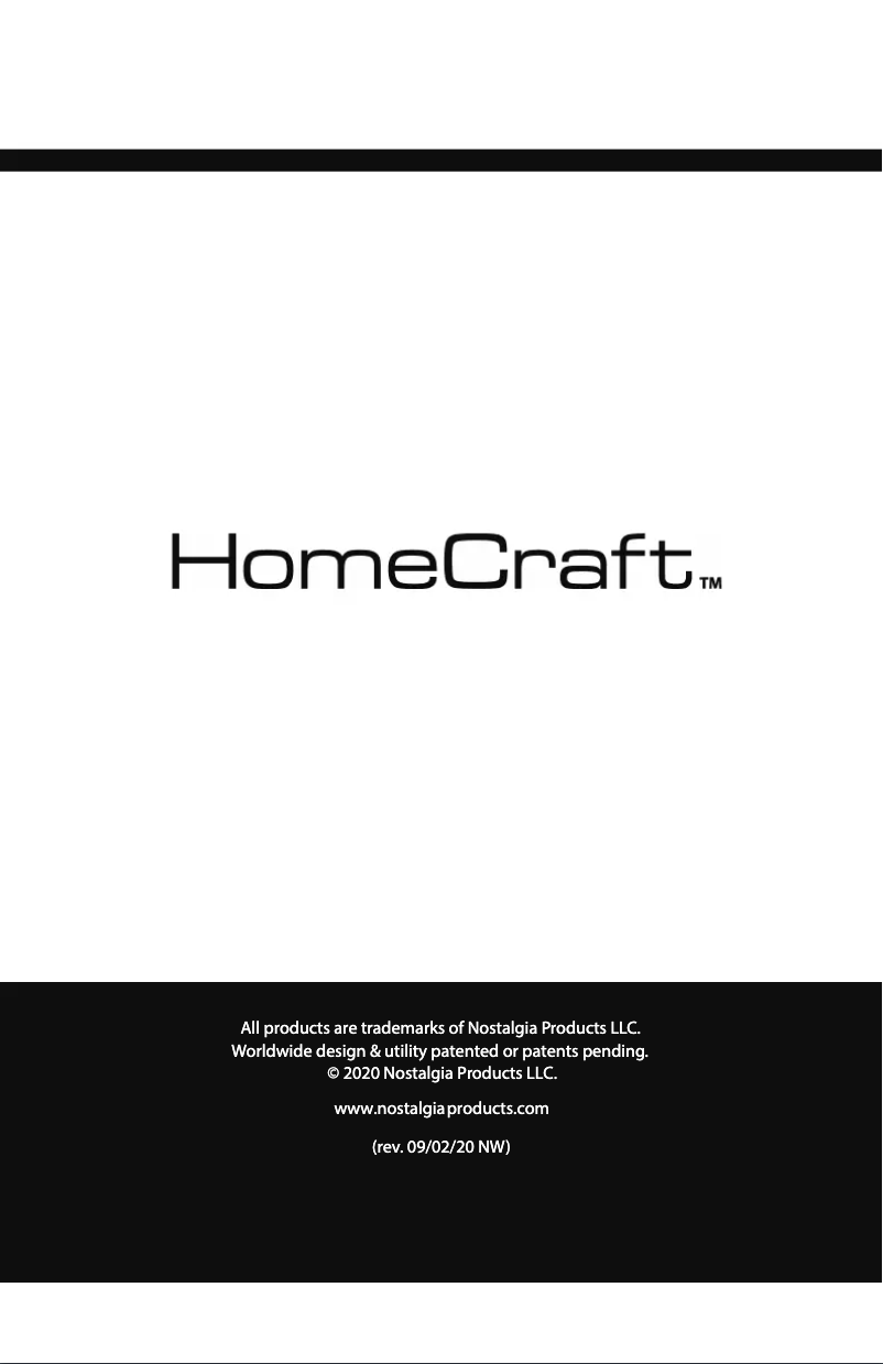 Página 1 del manual Manual de usuario HomeCraft HCECS8SS