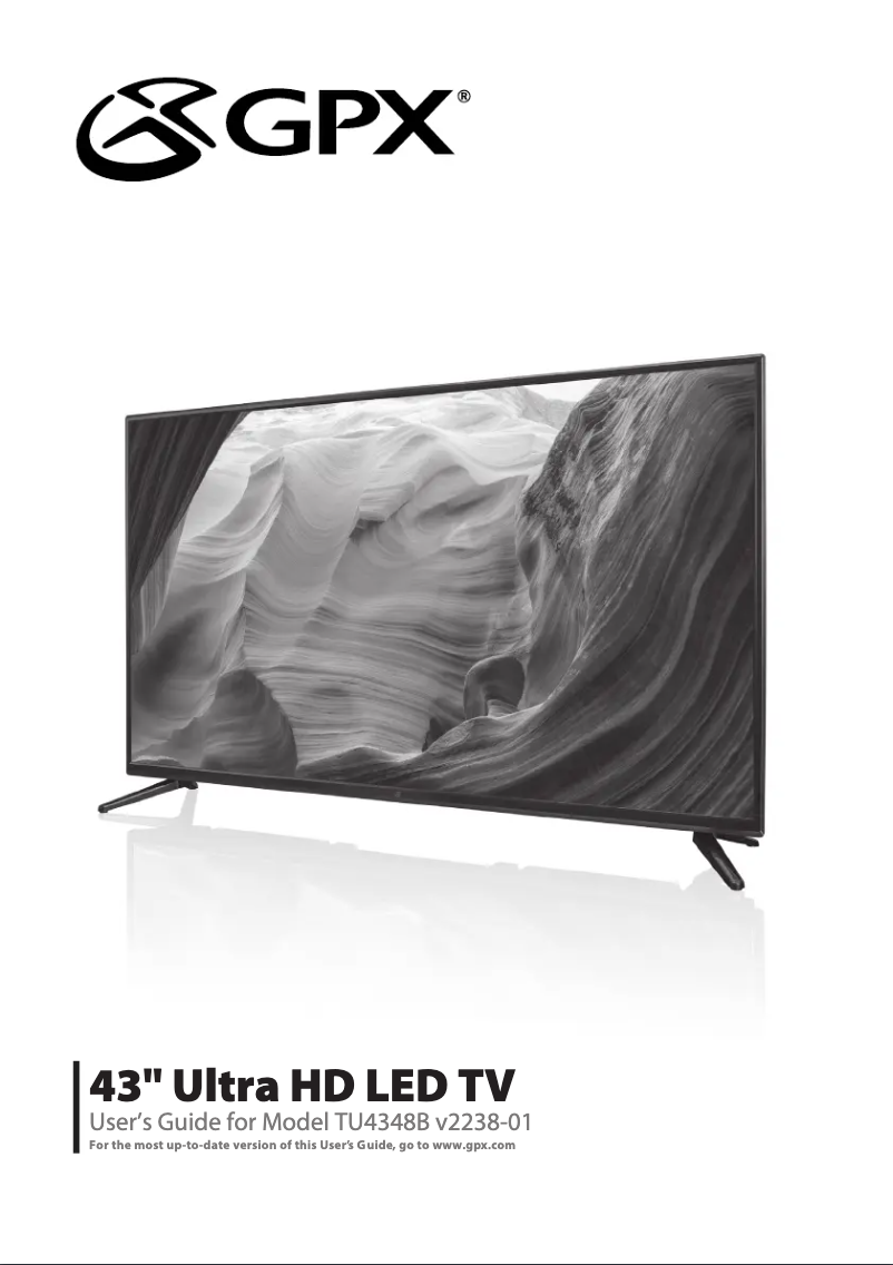 Image de la première page du manuel de l'appareil TU4348B