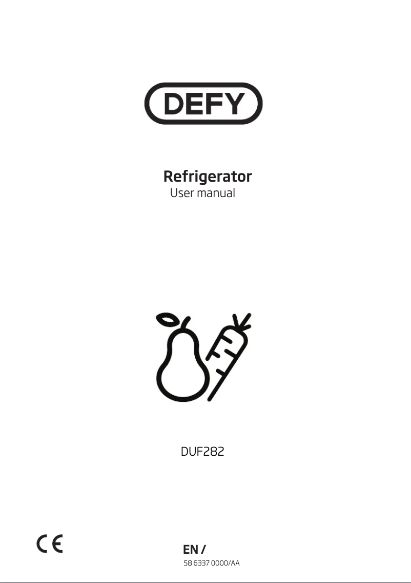 Page n°1 - Manuel utilisateur Defy DUF282