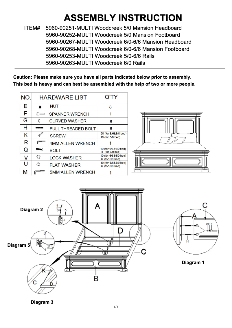 Page 1 of the manual User Manual Hooker 5960-90260-MULTI