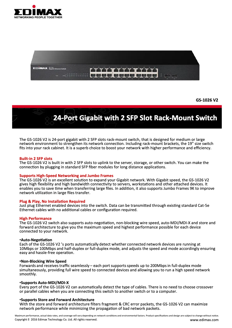 Image de la première page du manuel de l'appareil GS-1026 V2