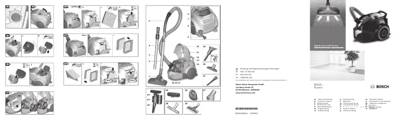 Page n°1 - Manuel utilisateur Bosch Runn'n BGS4USITAU