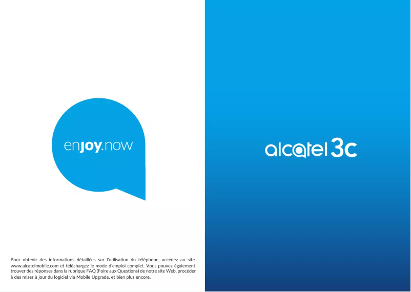 Page n°1 - Manuel utilisateur Alcatel 3C
