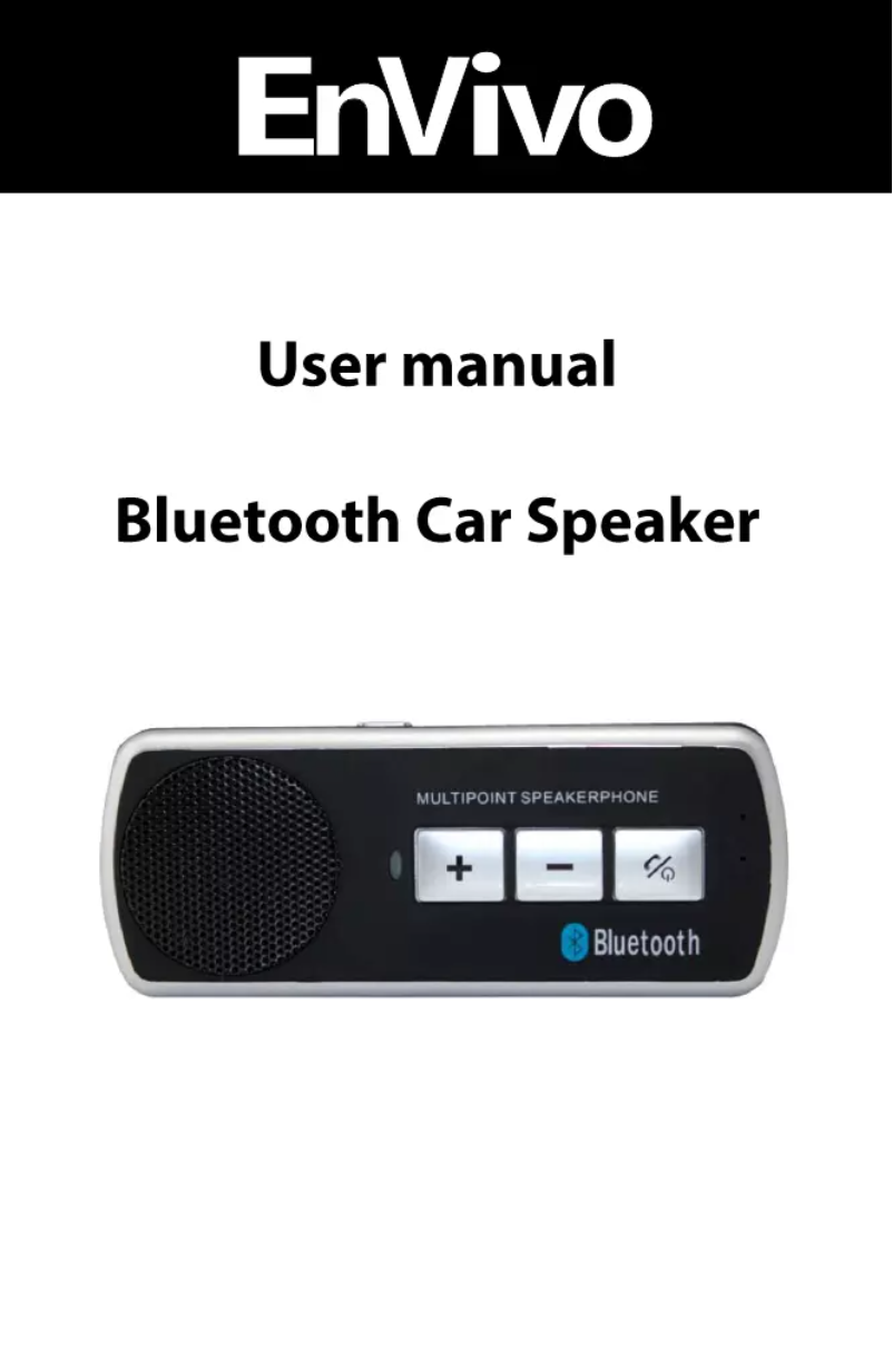 Page 1 de la notice Manuel utilisateur Envivo 1361