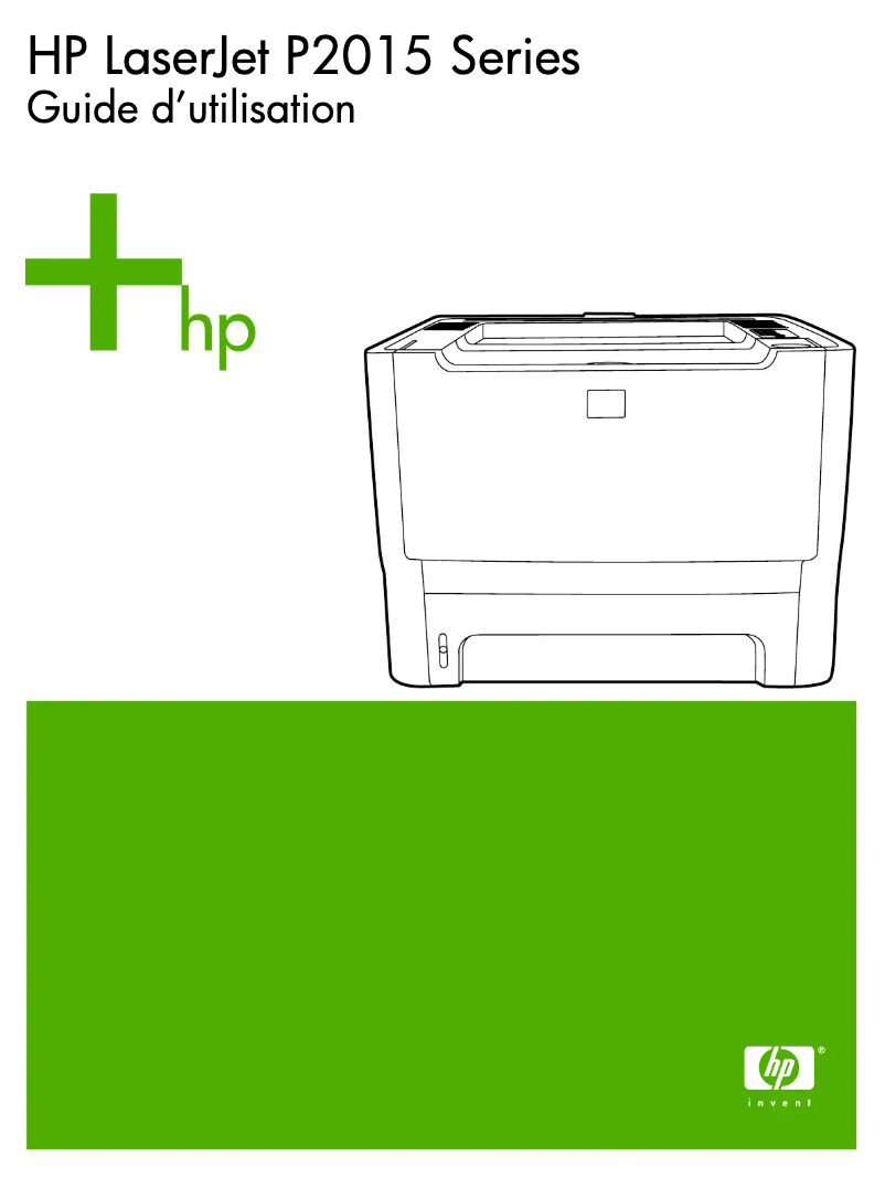 Page n°1 - Manuel utilisateur HP LaserJet P2015