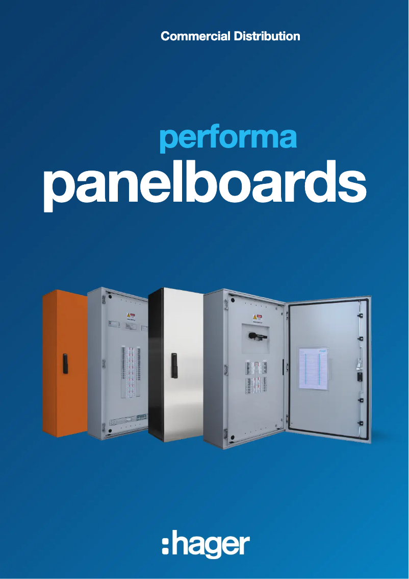 Page 1 de la notice Brochure Hager JPD2418M20DX