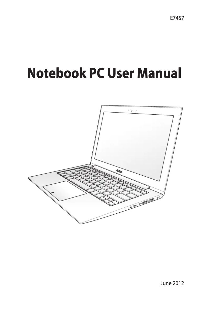 Page n°1 - Manuel utilisateur Asus ZenBook Prime UX32VD