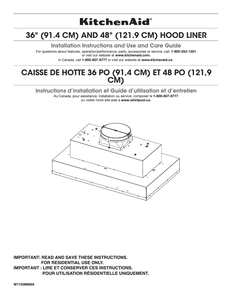 Page n°1 - Guide d'installation Maytag UVL6036JSS