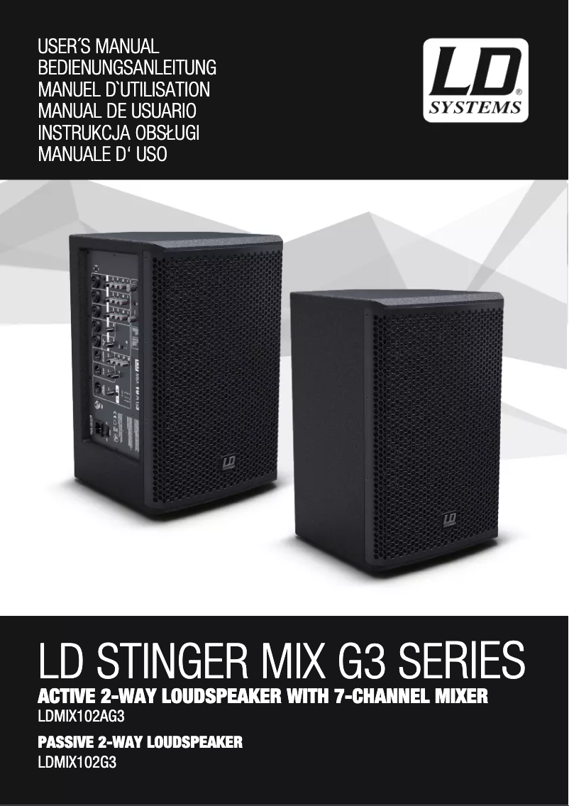 Página 1 del manual Manual de usuario LD Systems Mix 10 A G3