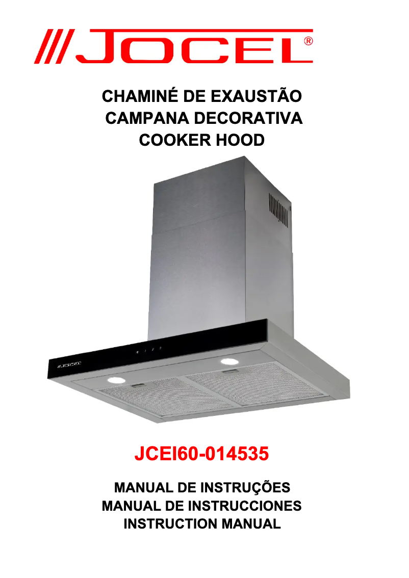 Page n°1 - Manuel utilisateur Jocel JCEI60-014535