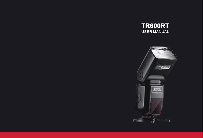 Page n°1 - Manuel utilisateur Triopo TR600RT