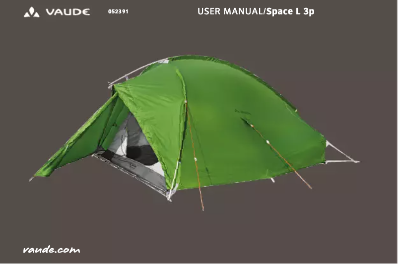 Page n°1 - Manuel utilisateur Vaude Space L 3P