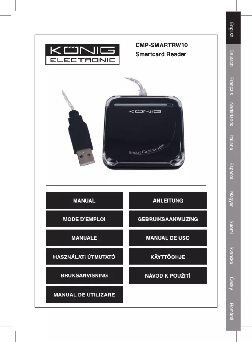 Page 1 de la notice Manuel utilisateur Konig CMP-SMARTRW10