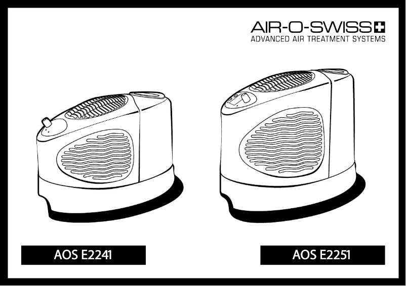 Page 1 de la notice Manuel utilisateur Boneco AOS E2241