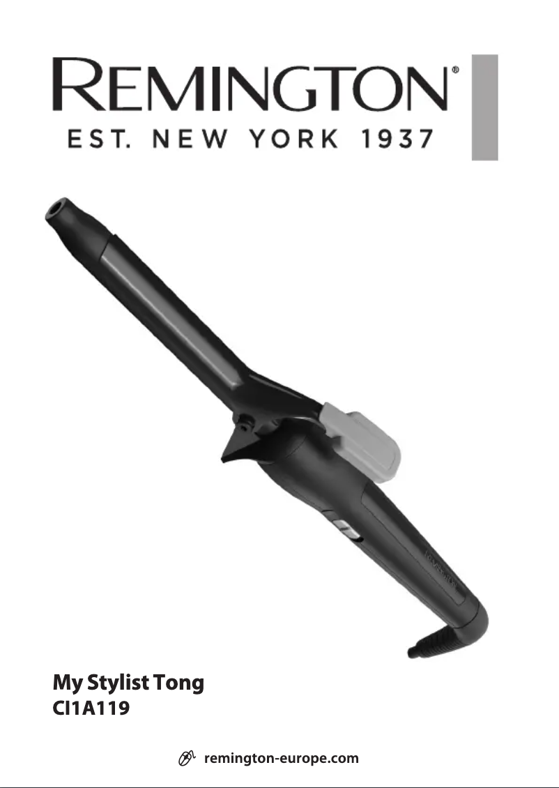 Image de la première page du manuel de l'appareil My Stylist CI1A119