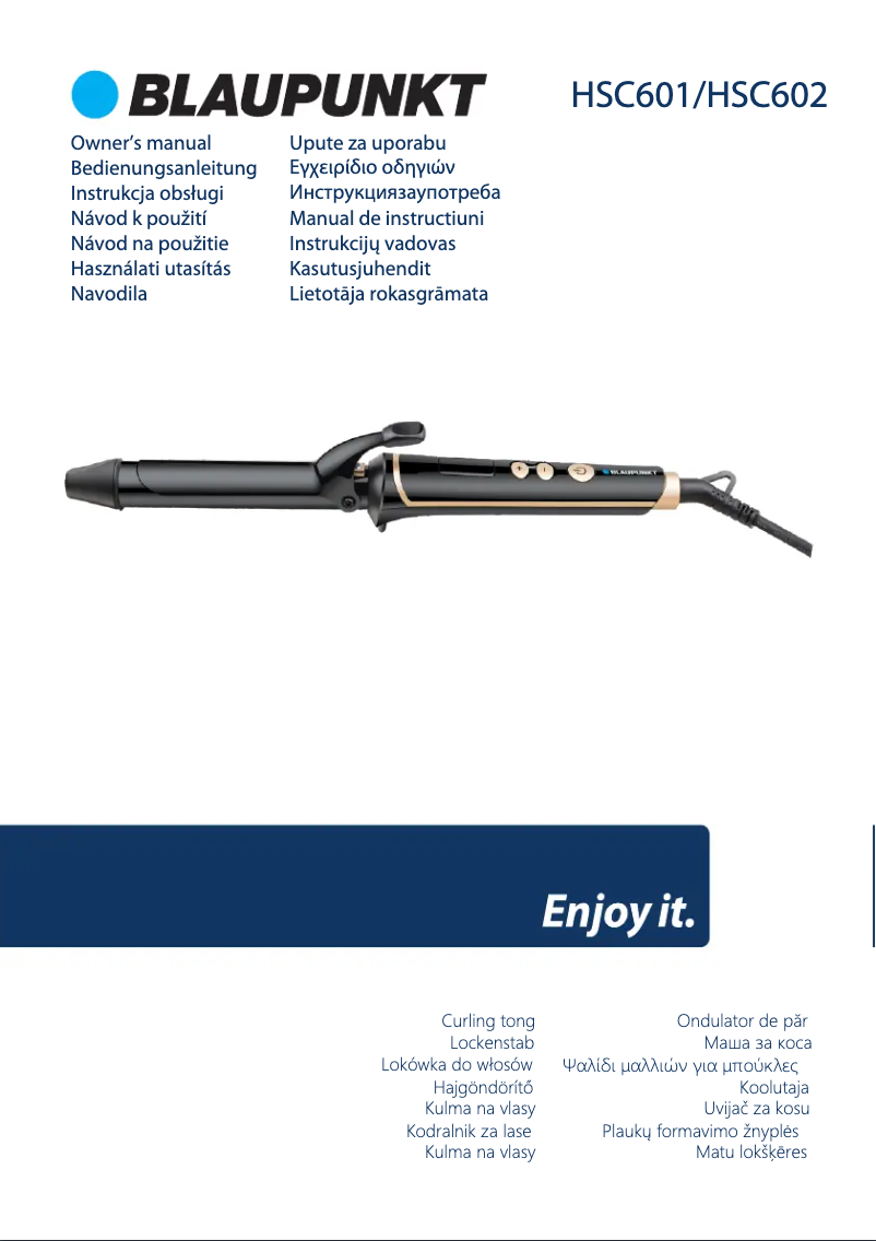 First page image of the manual for HSC602