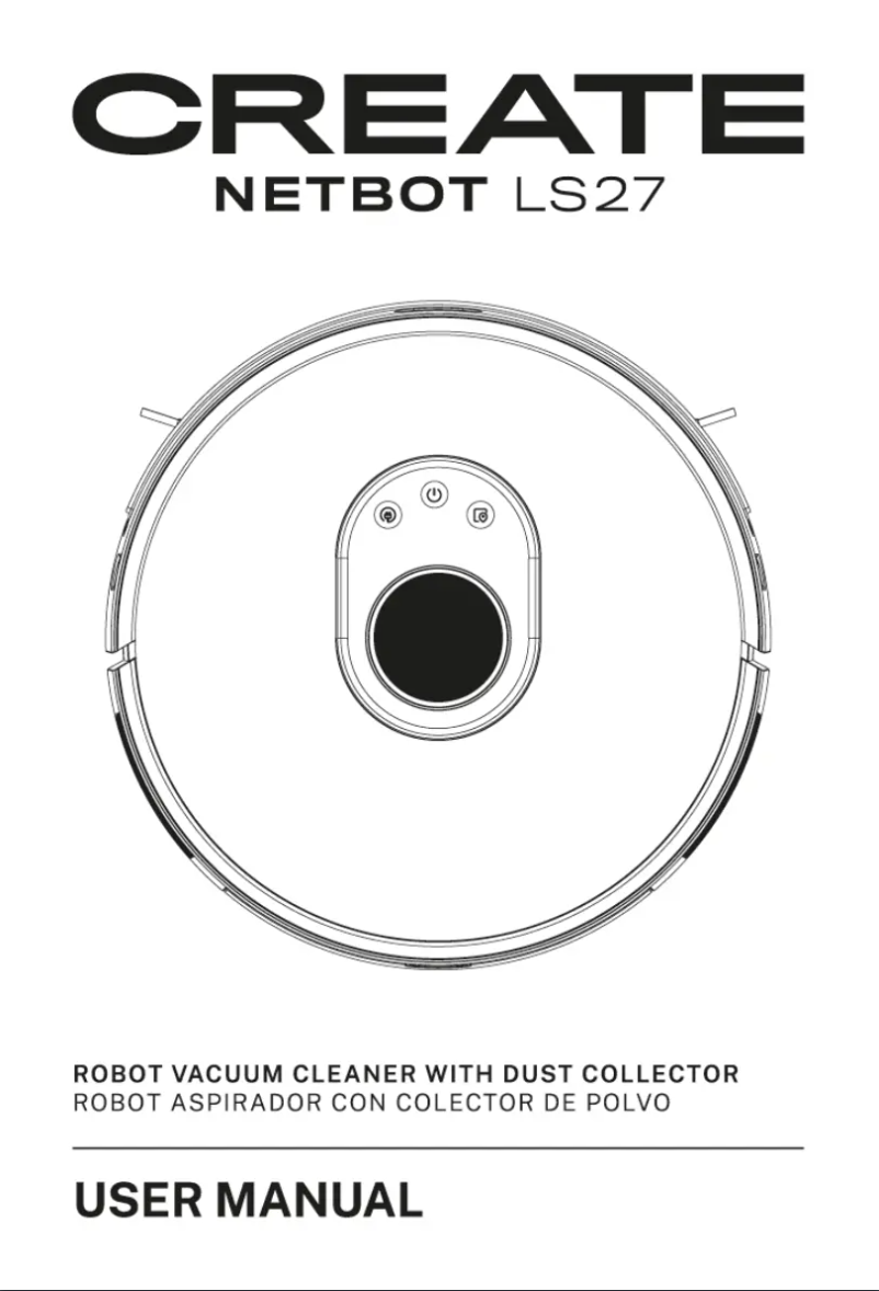 Page 1 de la notice Manuel utilisateur Create NETBOT LS27