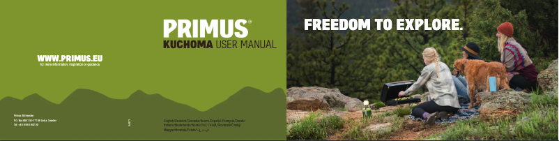 Page 1 de la notice Manuel utilisateur Primus Kuchoma