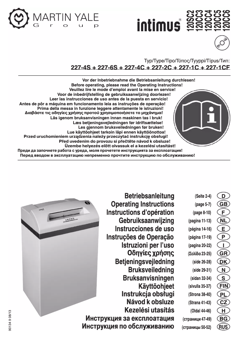 Page n°1 - Manuel utilisateur Intimus 120 SC2