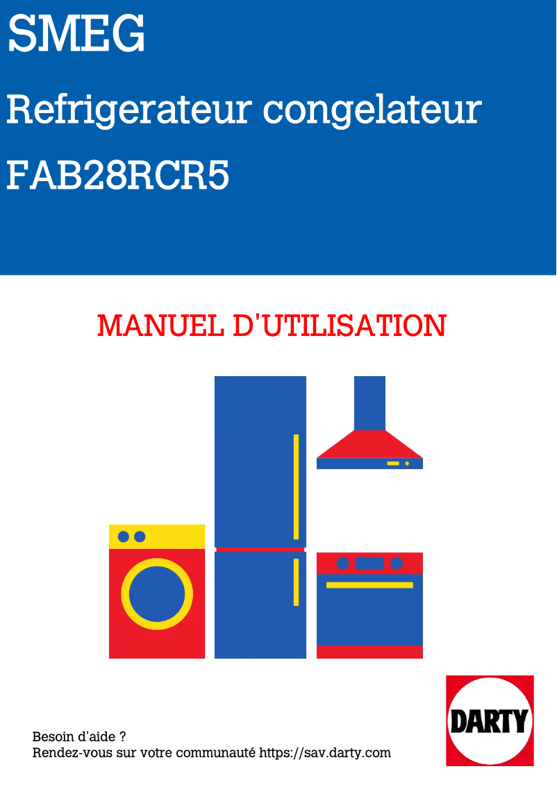 Image de la première page du manuel de l'appareil FAB28RCR5