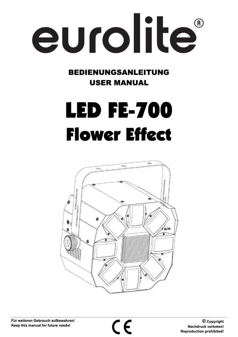 Page n°1 - Manuel utilisateur Eurolite LED FE-700