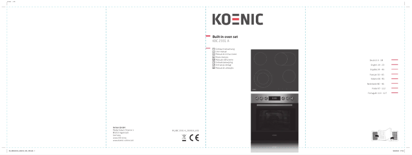 Página 1 del manual Manual de usuario Koenic KBC 2331 A