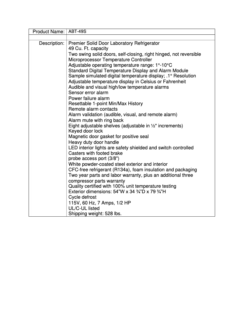 Image de la première page du manuel de l'appareil ABT-49S