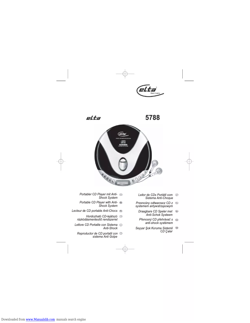 Page 1 de la notice Manuel utilisateur Elta 5788