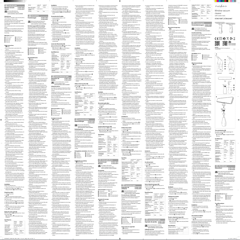 Page 1 de la notice Manuel utilisateur Nedis VCWI210WT