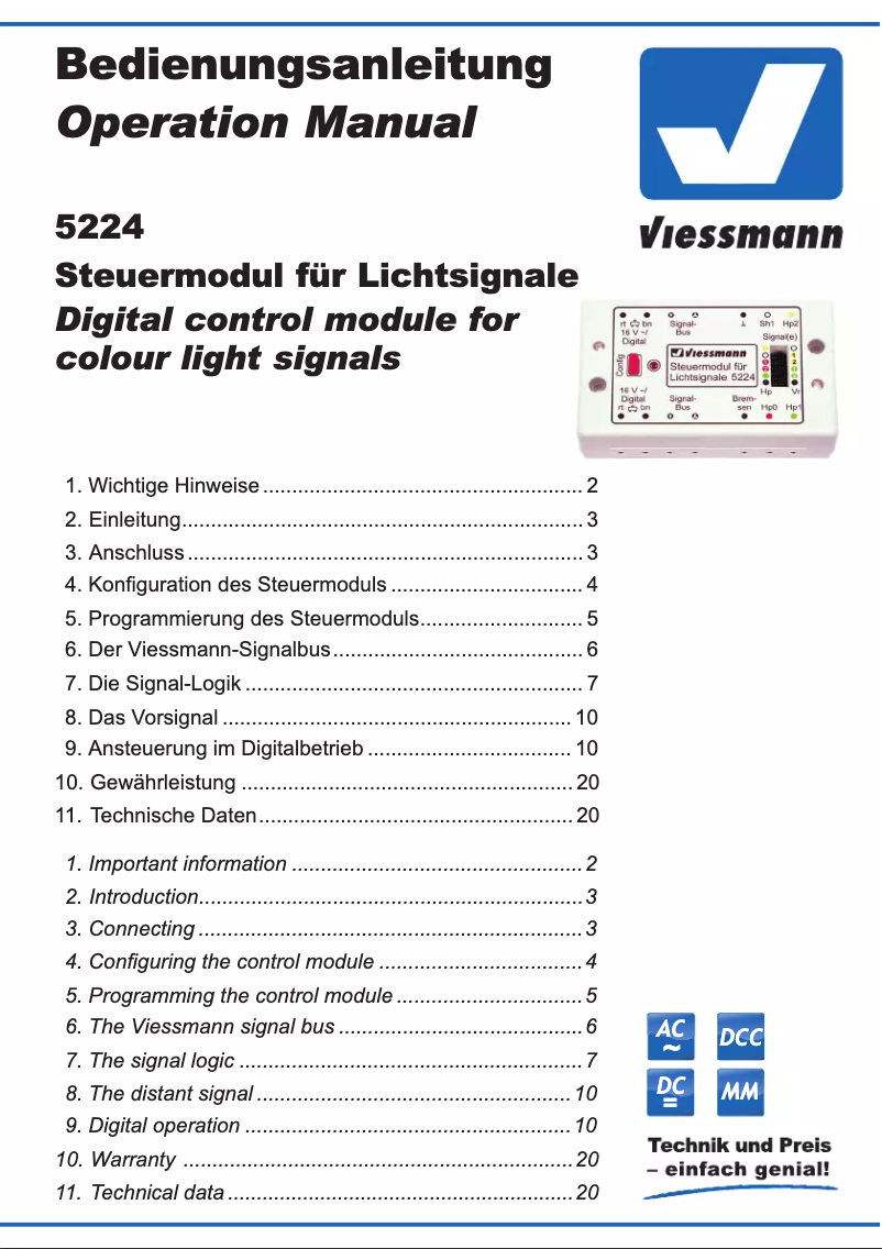Page n°1 - Manuel utilisateur Viessmann 5224