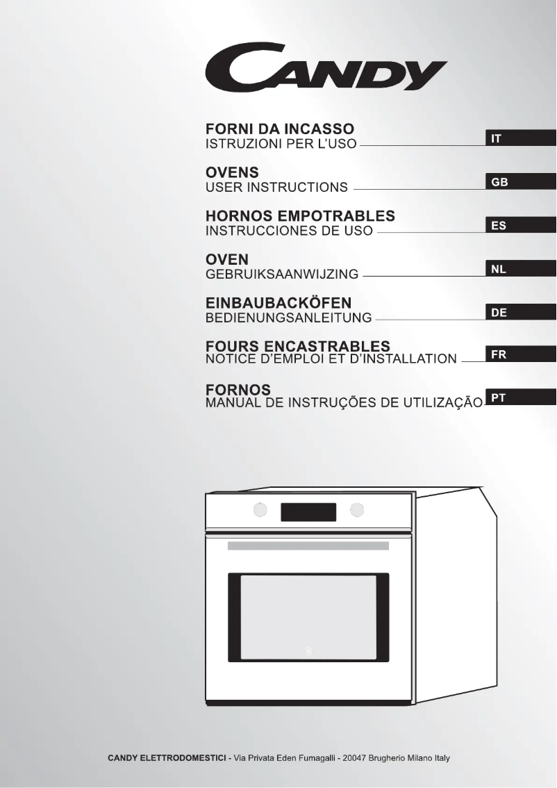 Page 1 de la notice Manuel utilisateur Candy FPP 6790 N