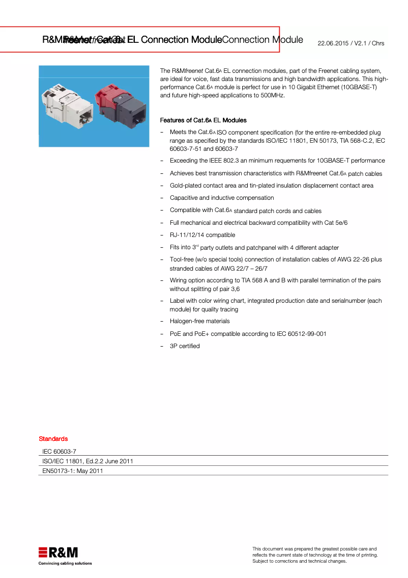 Page 1 de la notice Manuel utilisateur R&M R813513