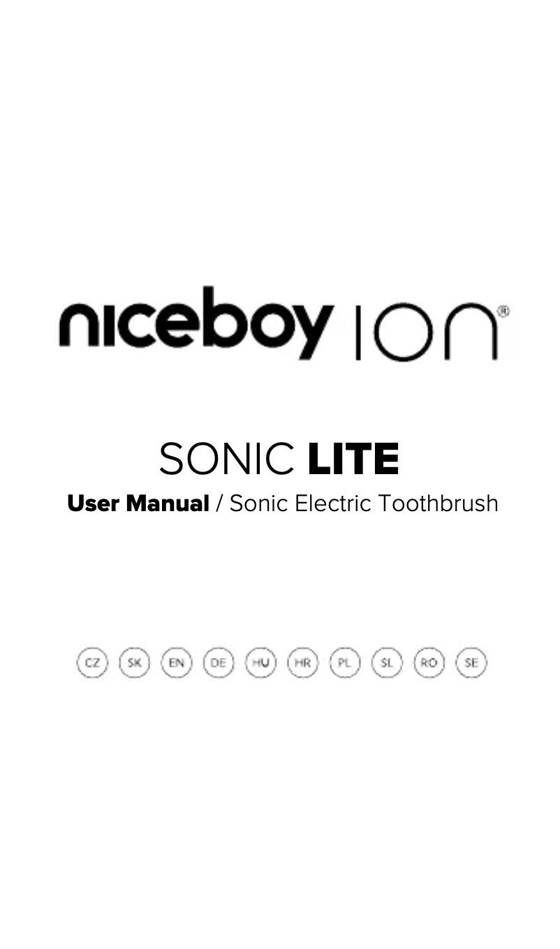 Page 1 de la notice Manuel utilisateur Niceboy ION Sonic Lite