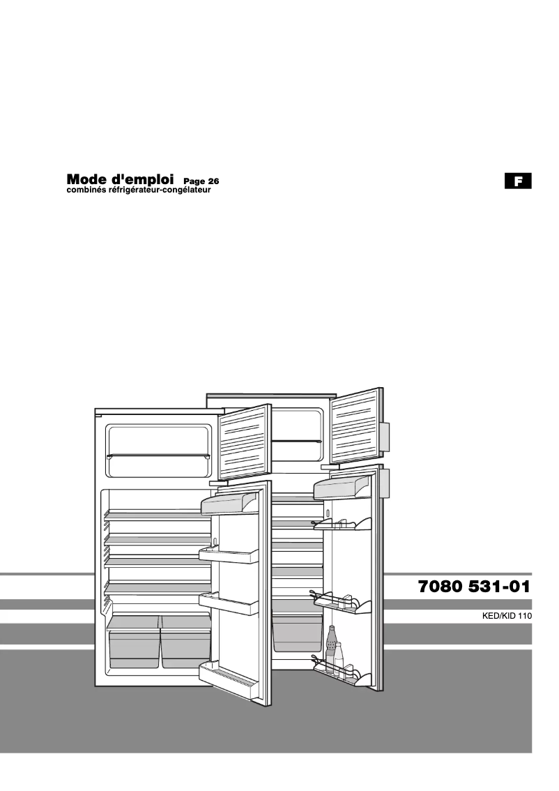Page n°1 - Manuel utilisateur Liebherr KID 2252 Comfort