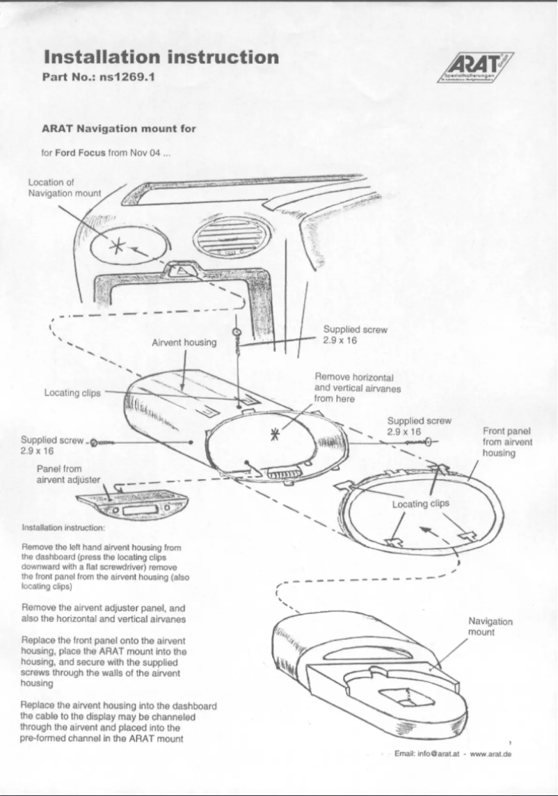 Image de la première page du manuel de l'appareil NS1269.1