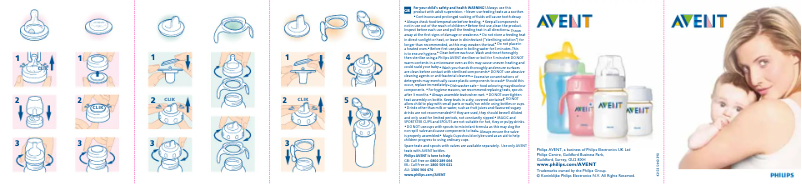 Página 1 del manual Manual de usuario Philips AVENT SCF602