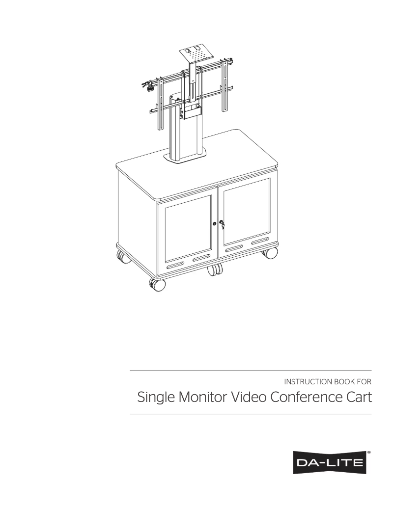 Page n°1 - Manuel utilisateur Da-Lite 39850CHV