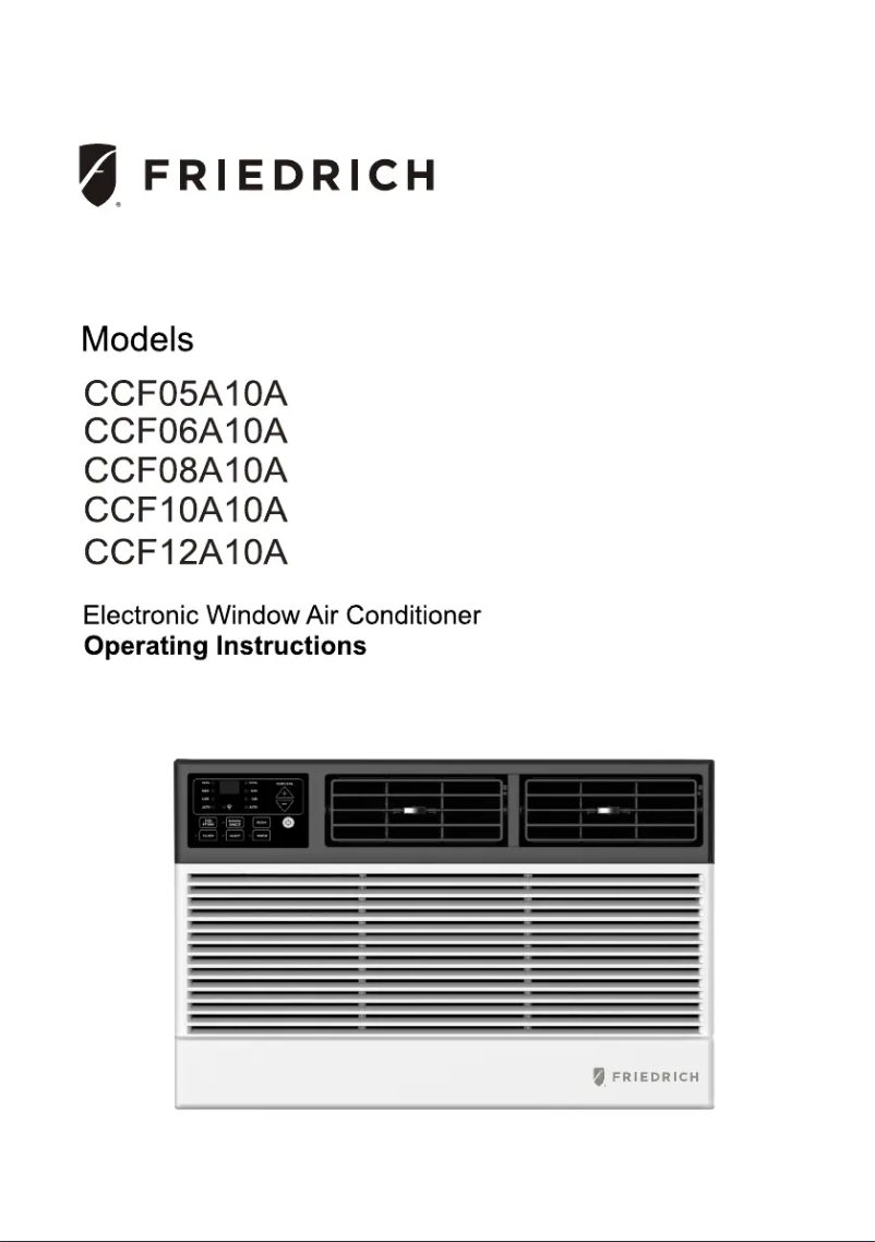 Page n°1 - Guide d'installation Friedrich Chill Premier CCW18B30A