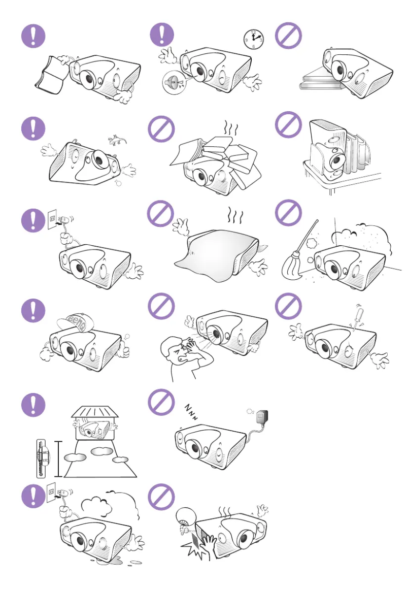 Page n°1 - Guide de démarrage rapide BenQ W770ST