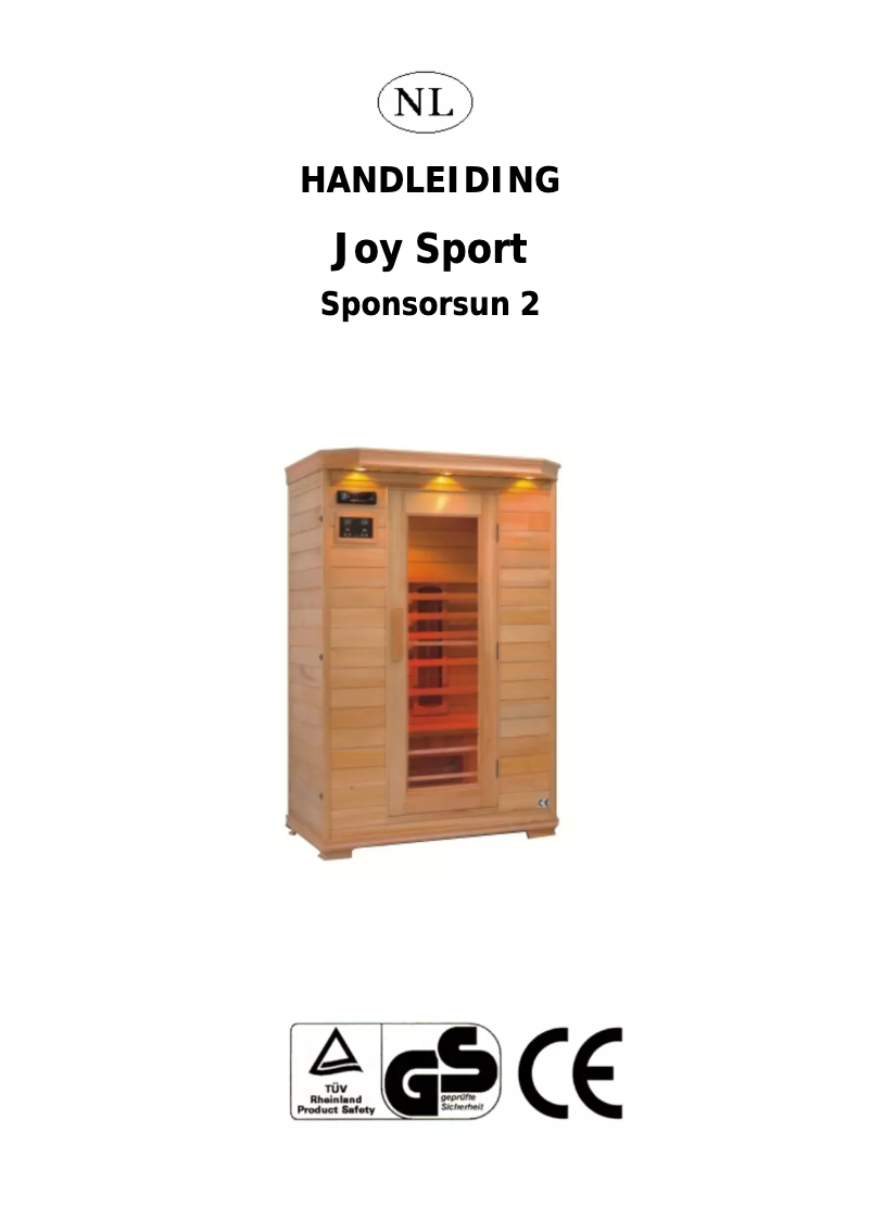 Page 1 de la notice Manuel utilisateur Joy Sport Sponsorsun 2