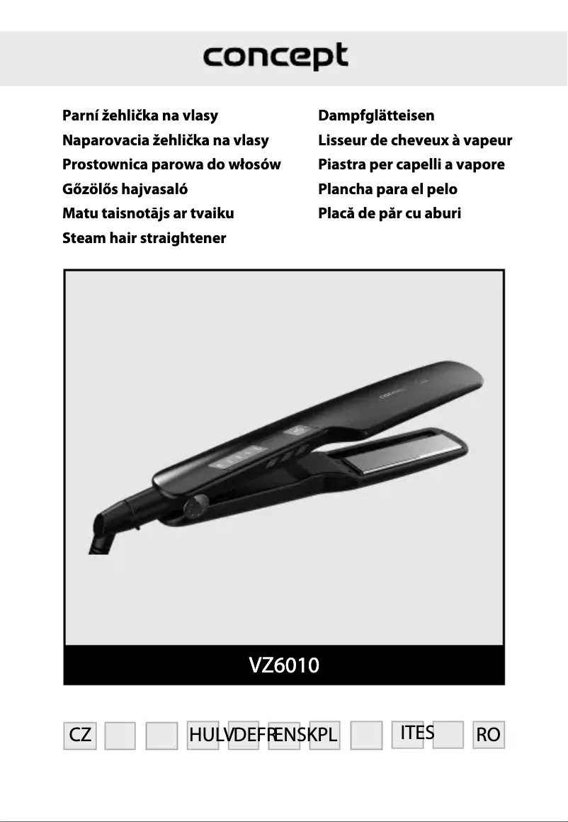 Image de la première page du manuel de l'appareil VZ6010