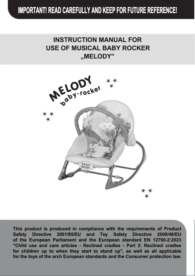 Image de la première page du manuel de l'appareil Melody