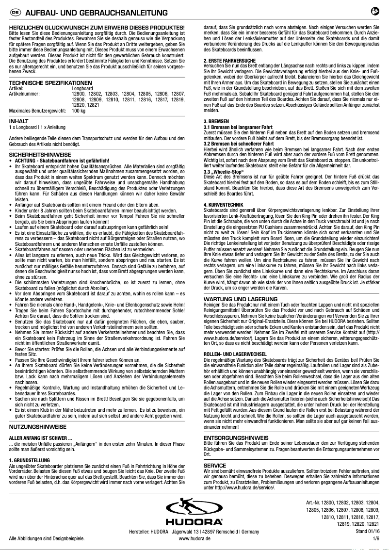 Image de la première page du manuel de l'appareil 12819