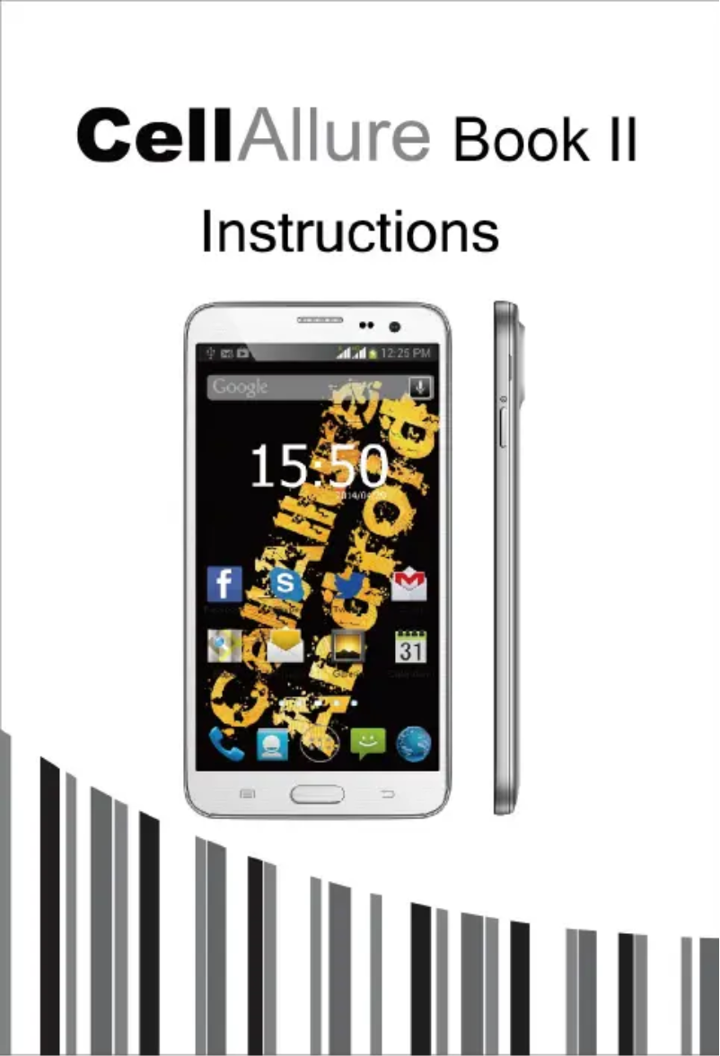 Imagen de la primera página del manual del dispositivo Book II