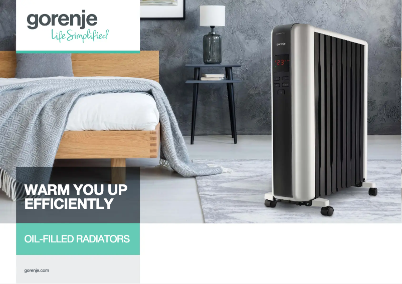 Page 1 de la notice Brochure Gorenje OR2300SRM