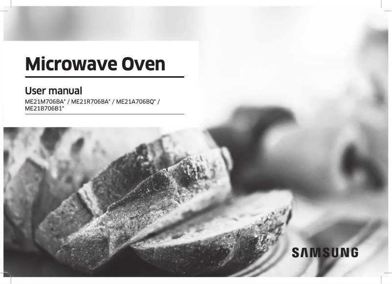 Page 1 de la notice Manuel utilisateur Samsung ME21B706B12