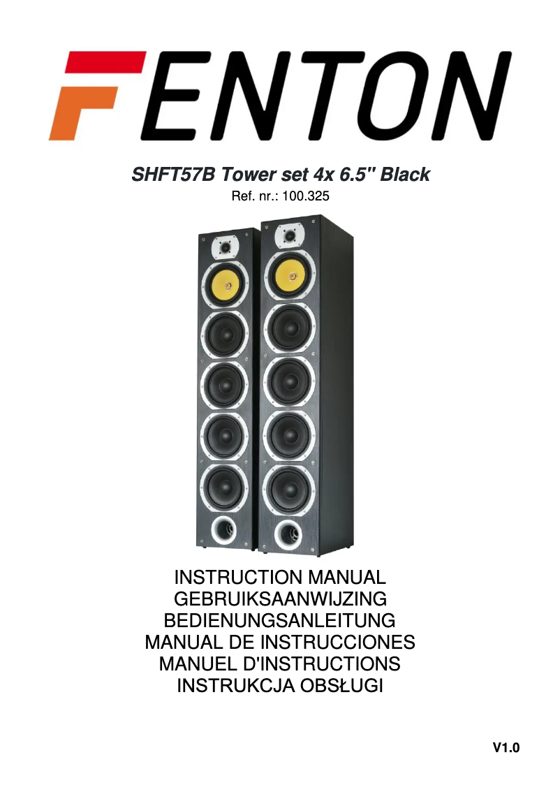 Image de la première page du manuel de l'appareil SHFT57B