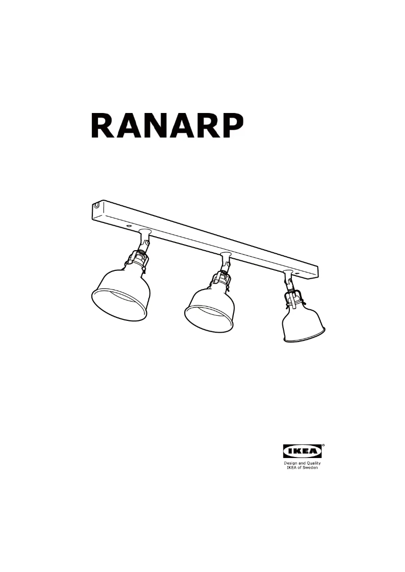 Page 1 de la notice Manuel utilisateur Ikea RANARP 903.404.58