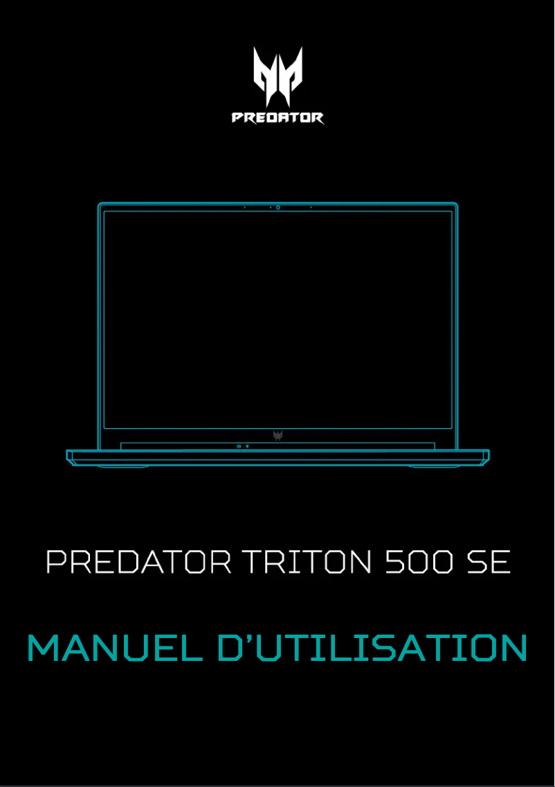 Página 1 del manual Manual de usuario Acer Predator Triton 500 SE