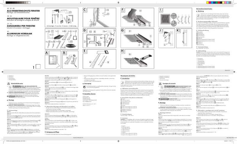 Page 1 de la notice Manuel utilisateur Powerfix IAN 61063